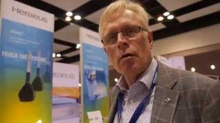 Interview with Heraeus at Printed Electronics USA [upl. by Astrahan393]