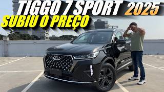 TIGGO 7 SPORT 2025 SUBIU O PREÇO Mesmo com recorde de vendas CAOA aumentou o preço E agora [upl. by Phalan252]