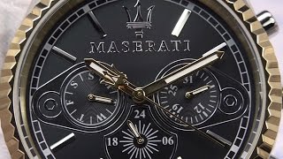 MASERATI Herrenuhr Competizione R8853100008 [upl. by Ardnusal]