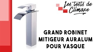 Test dun grand robinet Auralum pour vasque [upl. by Maible]