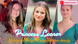 Princess Leonor of Spain outshines Meryl Streep with her beauty trending [upl. by Temhem]