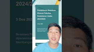 Beasiswa Kedokteran di Indonesia  Beasiswa UPH 2024 [upl. by Shirlee921]