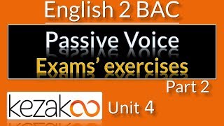 English 2 BAC Maroc  UNIT 4 Passive Voice  Exercises  Part 2 [upl. by Beaudoin]