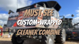 Gleaner Centennial Combine MUST SEE CustomWrapped Combine 👀 [upl. by Haniraz203]