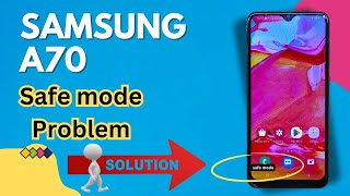 How to onoff safe mode on samsung galaxy A70 mobile safe mode kaise hataye  Safe Mode Off [upl. by Ztnarf764]