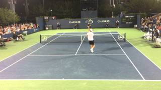 Karlovic Smacks a Big Serve Puts His Forehand Where Wawrinka Can’t Get It Near Court [upl. by Adnohsed953]