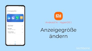 Anzeigegröße ändern  Xiaomi Android 14  HyperOS 1 [upl. by Camila264]