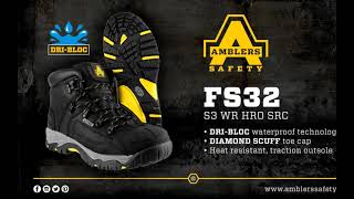 AMBLERS SAFETY FS32 Waterproof Safety Boot from MI Supplies [upl. by Bilak127]