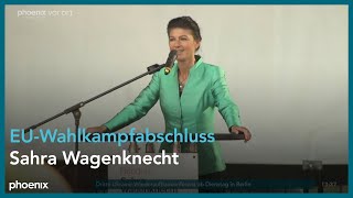 Sahra Wagenknecht zum Wahlkampfabschluss des BSW am 070624 [upl. by Nikal]