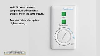 How to use the control on your chest freezer [upl. by Stieglitz]