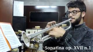 Sonatina op XVII n 1 per trompa sola [upl. by Pall]