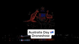 Australia Day DRONE SHOW  Canberra 🇦🇺 shot at 4k [upl. by Oinigih]