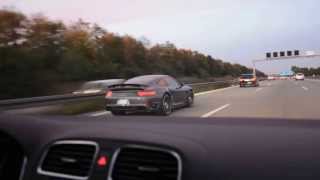 Golf HGP 36 Biturbo 745ps spielt mit dem Porsche Turbo S [upl. by Solhcin]