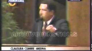 2001 Chávez anuncia la captura de Montesinos en Venezuela [upl. by Einafit]