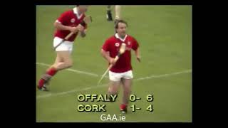 CORK V OFFALY HIGHLIGHTS  1984 ALL IRELAND HURLING FINAL [upl. by Brindle]