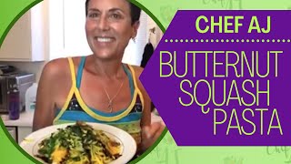 Healthy And Delicious Butternut Squash Pasta  Chef AJ Recipes [upl. by Ennyl]