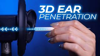 ASMR 3D Ear Cleaning that Penetrates Your Brain No Talking [upl. by Jelena]