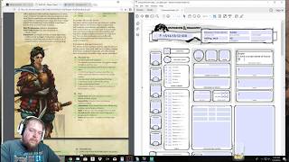 Grayhawk  Halfling Barbarian Totem Warrior 8  DampD 5E Character Creation Workshop [upl. by Asli]