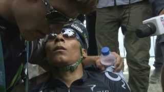 Impresionante desmayo de Nairo Quintana en el Tour de Francia [upl. by Bonney]