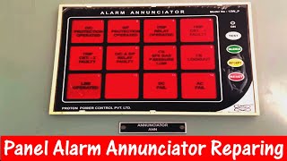 Control panel Alarm Annunciator remove and installed work after Reparing [upl. by Eiramalegna848]