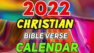 2022 CHRISTIAN CALENDAR  2022 BIBLE VERSE CALENDAR  2022 CHURCH CALENDAR  CHRISTIAN CALENDAR [upl. by Aihtnamas277]