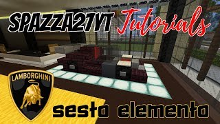 Minecraft Lamborghini Sesto Elemento Tutorial [upl. by Anigue]