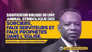 SIGNIFICATION BIBLIQUE DU LOUP ANIMAL SYMBOLIQUE DES SORCIERS FAUX SERVITEURS ET FAUX PROPHETES [upl. by Leirrad661]