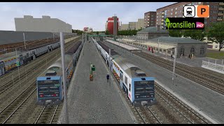 Open Rails Transilien Ligne P Code mission PIMO quotParisEst  ChâteauThierry [upl. by Hilel514]