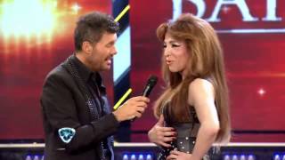 Showmatch 2014  Lizy Tagliani contó sus inicios y jugó un picado con Marcelo [upl. by Nohsram]