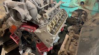 55 ford engine swap and update [upl. by Essinger]