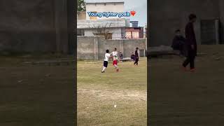 Young fighter goals against Mk Shaheed qambar footballclub localclubs [upl. by Arreik]