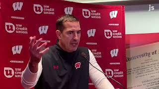 Luke Fickell press conference Wisconsin coach struggles to identify reasons for teams poor play [upl. by Swenson]