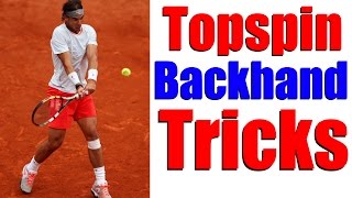 TENNIS BACKHAND TIP  A Tennis Backhand Footwork Tip [upl. by Areik]