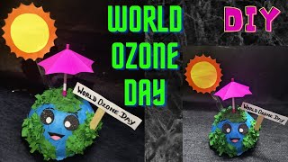 World Ozone Day Craft  Ozone Day  Save Ozone Layer  Ozone Day Craft Save Earth craftthebest1 [upl. by Gapin972]