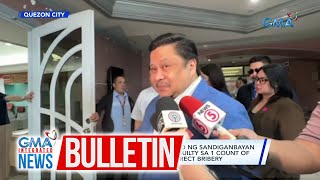 Sen Jinggoy Estrada inabsuwelto  GMA Integrated News Bulletin [upl. by Reffineg]