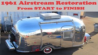 The Complete Restoration of a 1961 Airstream Bambi [upl. by Karlee]