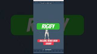 Using the Rigify Addon to Rig your Character in Minutes blender animation blender3d [upl. by Einon]