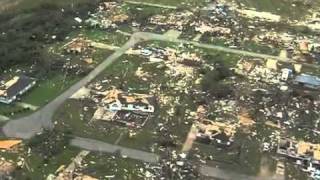 April 27 2011 Tuscaloosa Alabama Tornado Damage Aerial View [upl. by Nicki757]