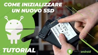 COME INIZIALIZZARE UN NUOVO SSD locazione e ripartizione su windows 11 [upl. by Weywadt]