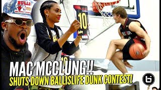 Mac McClung SHUTS DOWN BIL All American Dunk Contest Shareef amp Miles Too OSN Judging [upl. by Ecnerolf]