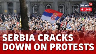 Serbia Protests Live Updates  Police Cracks Down On Protests  Protests In Serbia  Serbia LIVE [upl. by Almira]