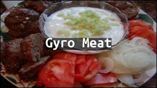 Recipe Gyro Meat [upl. by Nelg751]