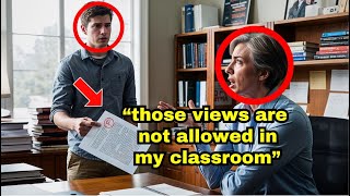 Professor Fails Republican Student For Writing About MAGA Not Knowing His Father Is The Dean [upl. by Itaws275]