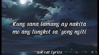 Sa Ngalan Ng Pag Ibig  December Avenue lyrics video [upl. by Eenal]