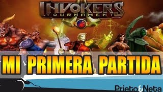 OJO A ESTE JUEGO  Gameplay PS4 Invokers Tournament Mi primera partida [upl. by Shandra]