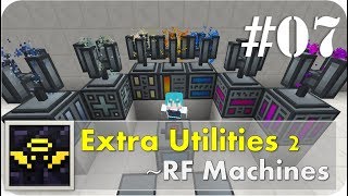 Minecraft Extra Utilities 2 解説 part7 ～Quantum Quarry Terraformer etc～ [upl. by Auqinom]