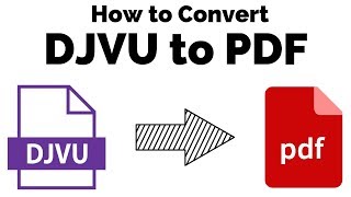 How to convert djvu to pdf [upl. by Livesay]