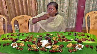 20 Variety non veg items in one banana leaf Best Non Veg Meals At Erode Tamil Foodies Review [upl. by Brasca]