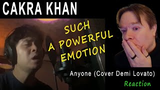 CAKRA KHAN  Anyone   Demi Lovato cover   reaction [upl. by Sokairyk]