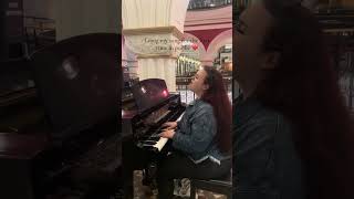 Playing my song with a grand piano ❤️🫶🏼 [upl. by Habas]